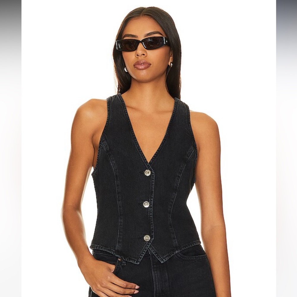 Agolde denim vest